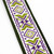 Souldier "Moche" Green & Purple Pattern 2" Guitar Strap