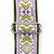 Souldier "Moche" Green & Purple Pattern 2" Guitar Strap