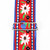 Souldier "Edelweiss" Blue & White Flower Pattern 2" Guitar Strap