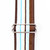 Souldier "Boardwalk" Blue & Brown 2" Guitar Strap
