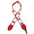 Souldier "Medieval Dragon" Pattern 2" Guitar Strap with Red Ends