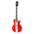 Epiphone Limited Edition Futura Les Paul Custom 4A Flame Top - Rally Red Gloss