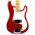 Vintage 1982 Fender Bullet Bass Deluxe Guitar Red Finish