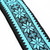 Souldier "Poinsettia" Turquoise Pattern 2" Guitar Strap