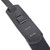 LM "Classic Leather" Series 2.5" Black Simulated Garment Leather Guitar Strap