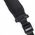 LM "Pad Style" Series 2.25" Black Leather Guitar Strap