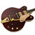 Vintage 1966 Gretsch G6122 Chet Atkins Country Gentleman Hollow Body Electric Guitar in Walnut Finish