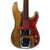 Vintage 1971 Fender Fretless Precision Bass P-Bass Guitar Refinished in Walnut