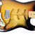 Used Fender Parts Stratocaster Electric Guitar Sunburst Finish