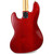 2004 Fender USA Made Jazz Bass Guitar in Translucent Red Finish