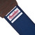 Souldier Plain Seatbelt Navy 2" Guitar Strap with Warm Brown Ends