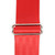 Souldier Plain Seatbelt Red 2" Guitar Strap with Red Ends