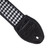Souldier "Houndstooth" Black & White Pattern 2" Guitar Strap with Black Ends