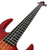 Used Carvin USA Made XB75P 5-String Electric Bass Guitar Cherry Burst