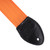 Souldier Plain Seatbelt 2" Guitar Strap in Orange with Black Ends