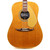 1969 Fender Kingman Dreadnought Acoustic Electric Guitar w/ Rare DeArmond Pickup in Natural