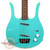 Used Jerry Jones Longhorn 4-String Electric Bass Guitar Seafoam Green