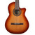 La Patrie Hybrid CW QII Classical Guitar Lightburst with Electronics and Tric Case  B-Stock