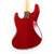 Fender Limited Edition USA Geddy Lee Jazz Bass with Maple Neck in Trans Crimson Red