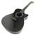 2002 Rain Song OM1000 Orchestra Model Graphite/Carbon Fiber Acoustic Electric Guitar in Black