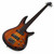 Ibanez SRF700 Ibanez Workshop Fretless Bass in Brown Burst Flat