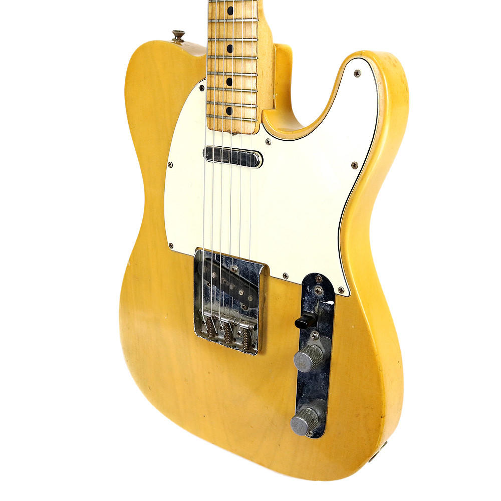 Vintage 1973 Fender Telecaster Electric Guitar Blonde Finish