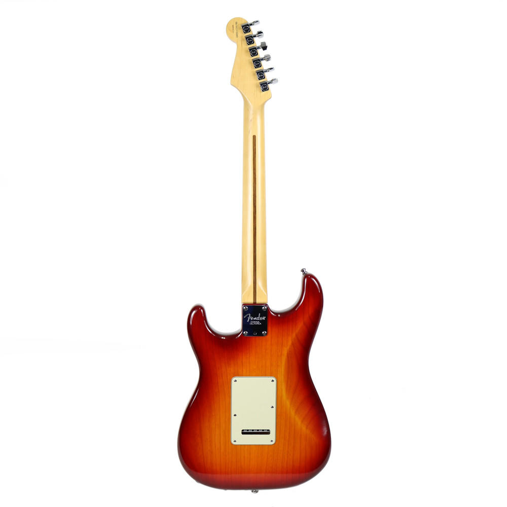 2002 Fender American Deluxe Stratocaster in Aged Cherry Burst