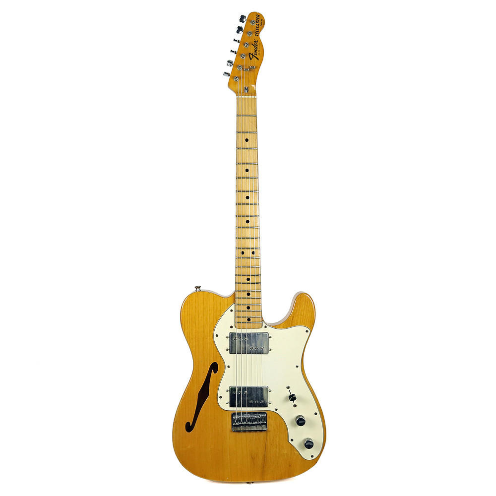 Vintage 1976 Fender Telecaster Thinline II Electric Guitar Natural 