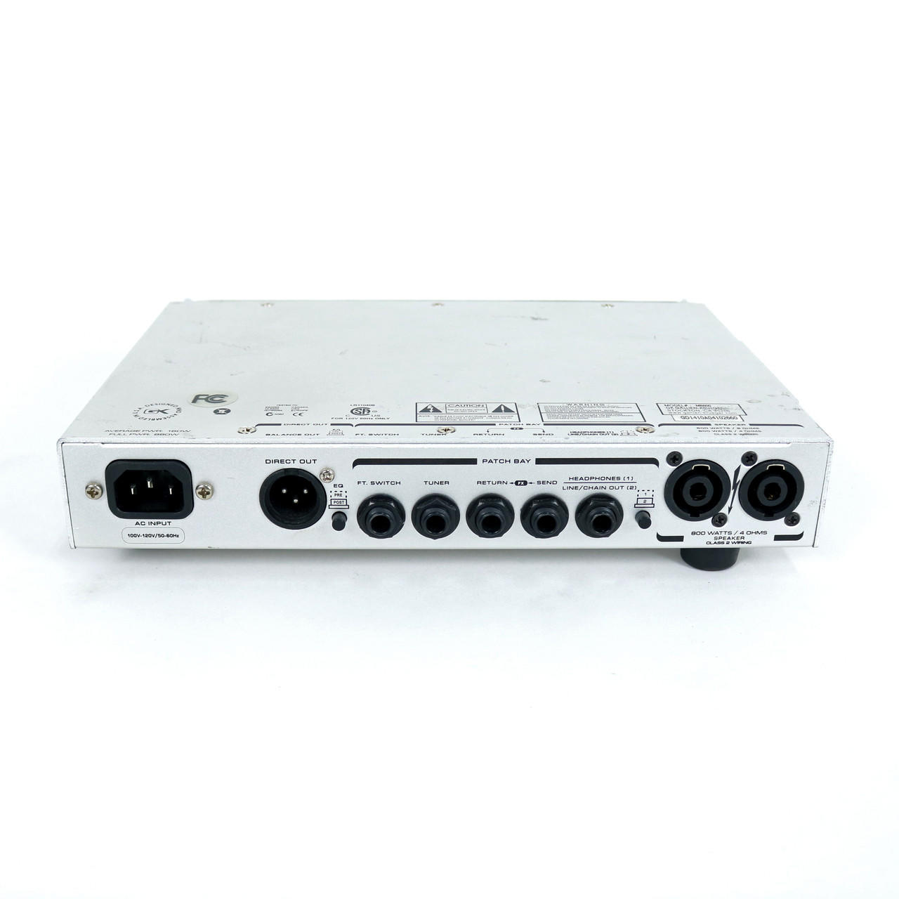 Gallien Krueger MB800 Lightweight 800W Bass Amp Head | Cream City