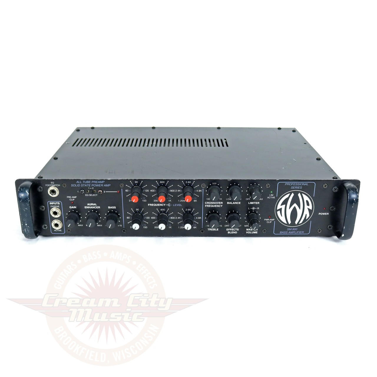 1997 SWR SM-900 900W Bass Amp Head | Cream City Music