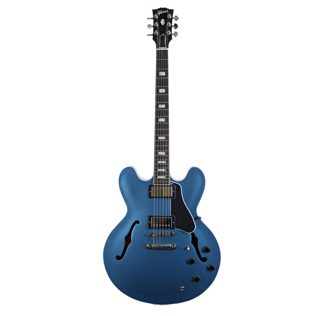 Used Gibson ES-335 Semi-Hollow Body Electric Guitar Pelham Blue