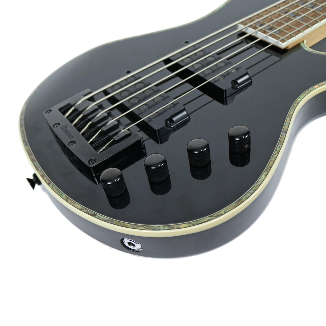 Used Ibanez Sound Gear SDGR 5-String Electric Bass Black Sparkle