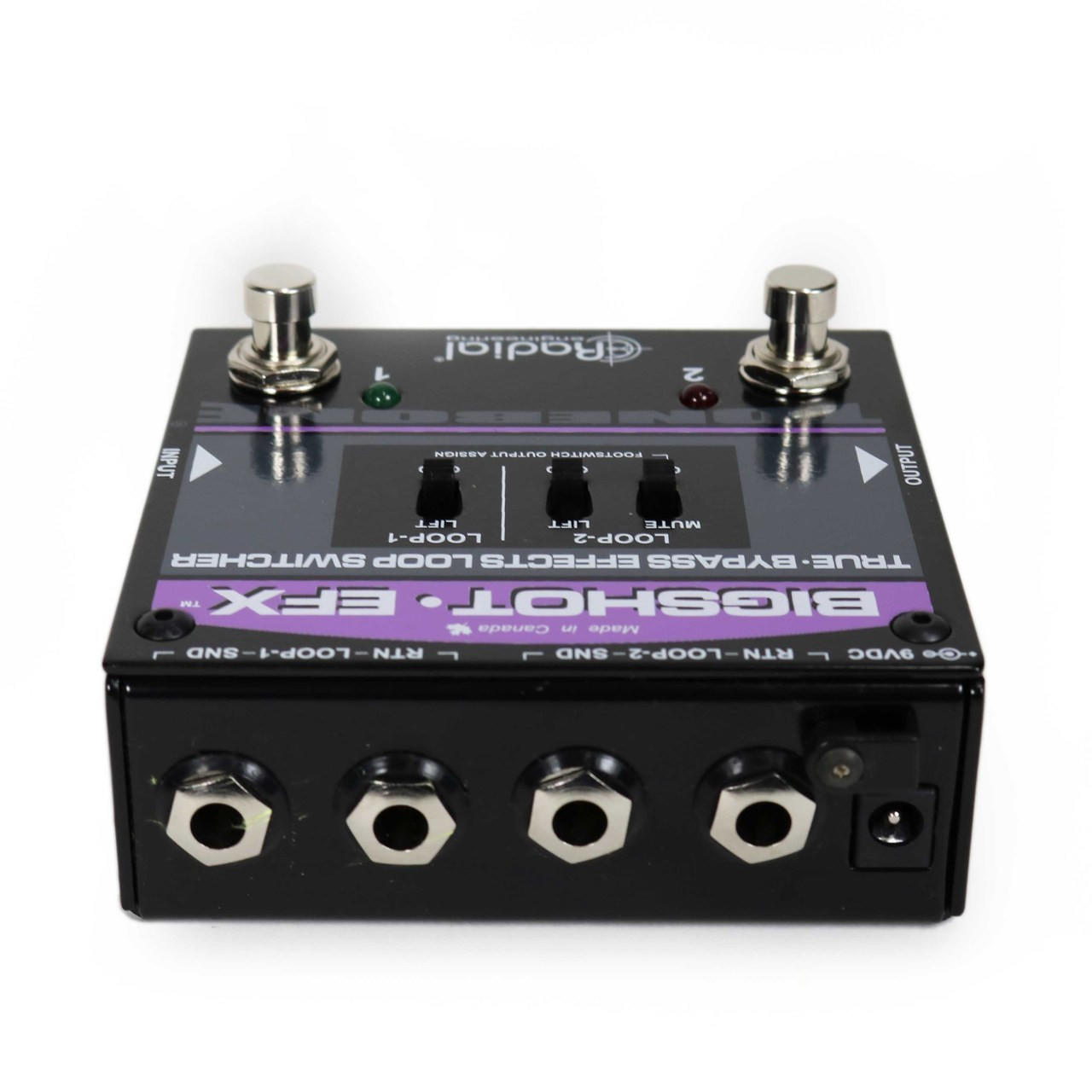 Radial Engineering BigShot EFX Effects Loop Controller Pedal with
