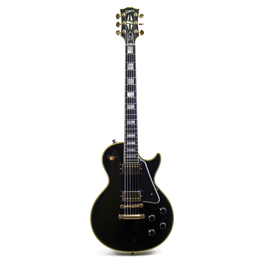 2002 Gibson Custom Shop '57 Les Paul Custom Electric Guitar Black