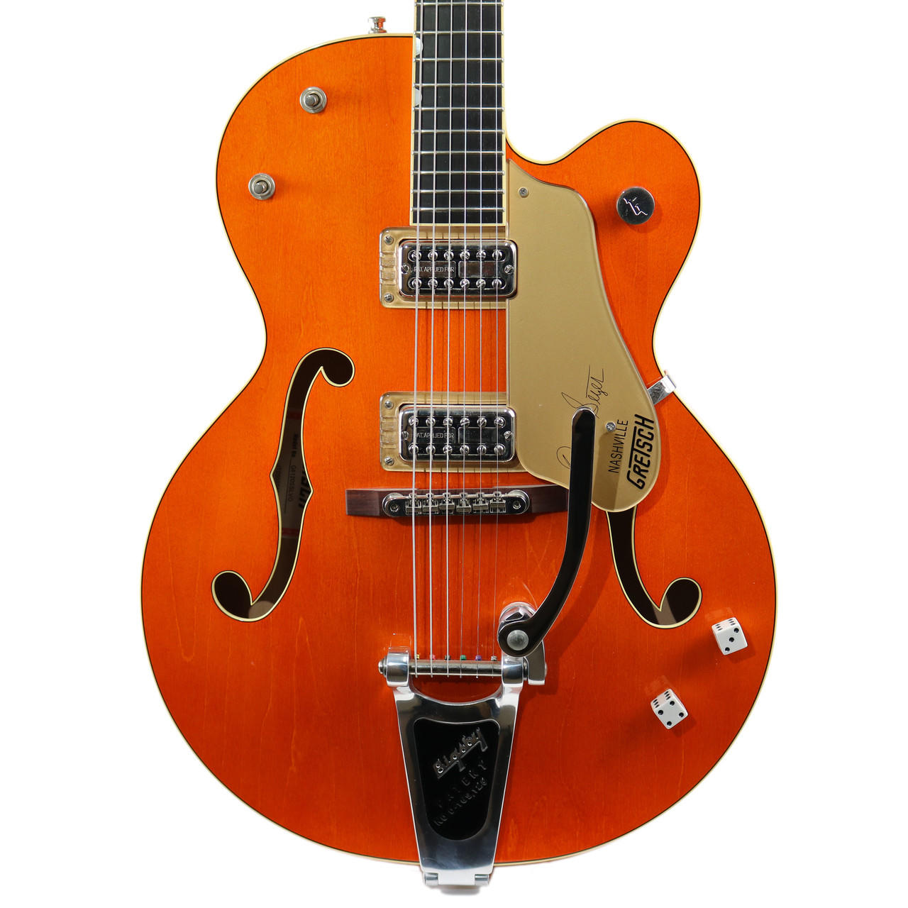 2005 Gretsch G6120-SSLVO Brian Setzer Signature Orange Stain