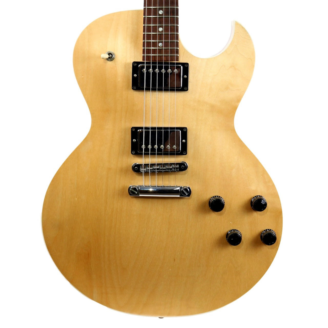 2003 Gibson ES-135 Natural Finish w/ No F-Holes | Cream City Music