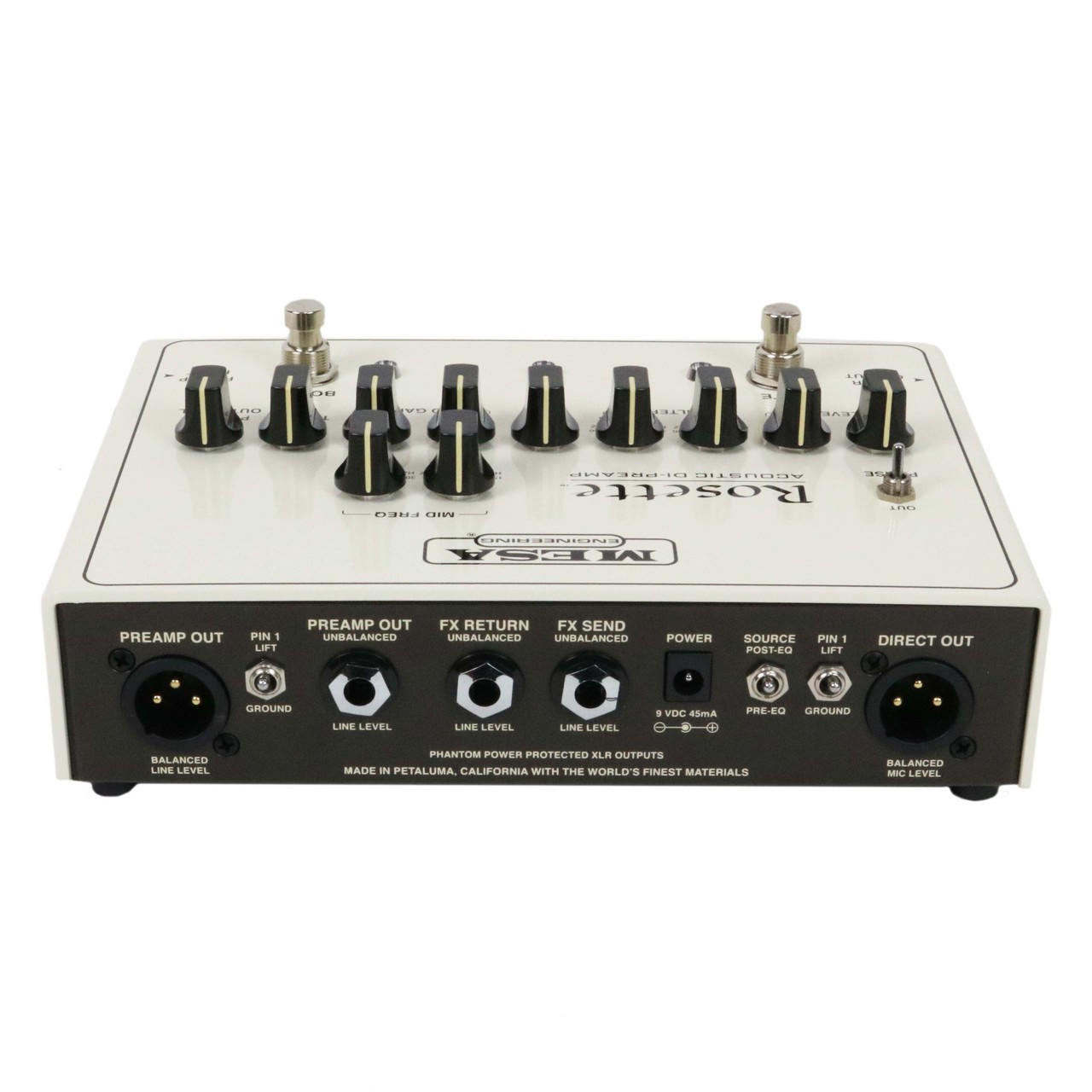 Mesa Boogie Rosette Acoustic DI Preamp Pedal | Cream City Music