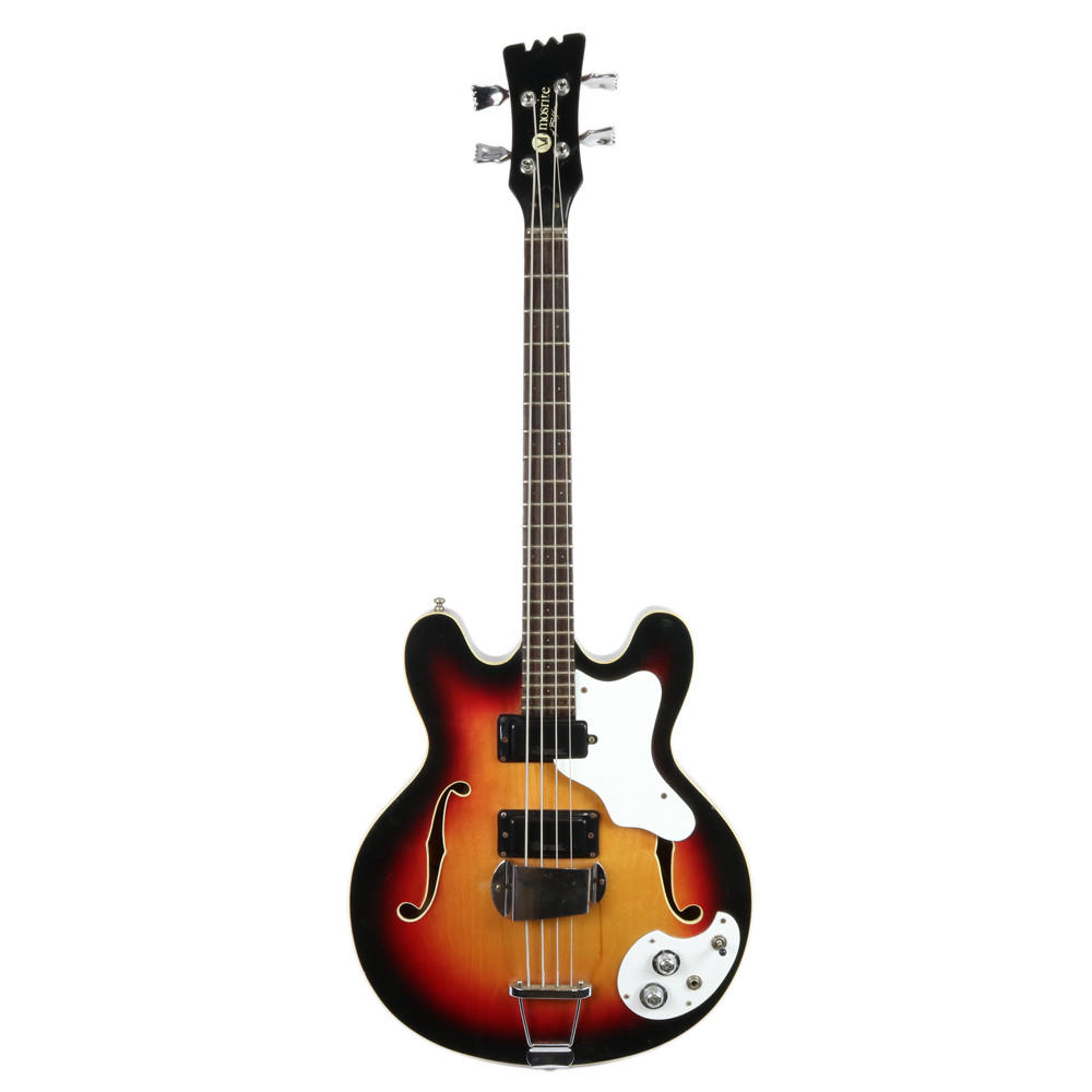 Vintage 1960's Mosrite Celebrity III Hollow Body Electric Bass