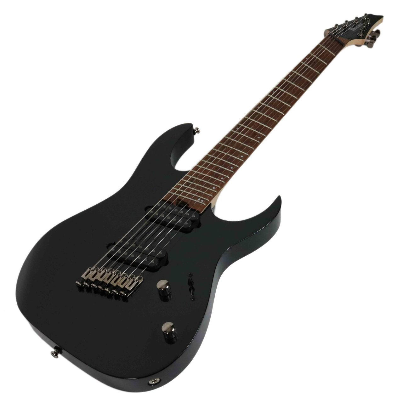 Ibanez RGMS7 Multi Scale 7 String Electric Guitar in Black | Cream