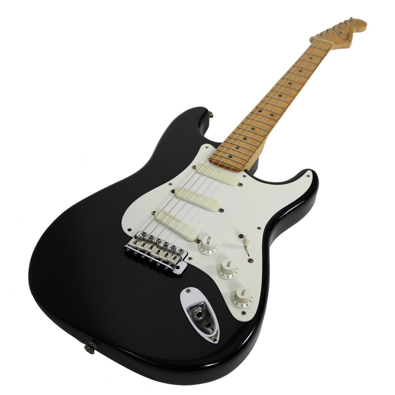 ギター Fender USA Stratocaster Blackie Electric Guitar Fender Stratocaster Blackie Eric Clapton Model S/N