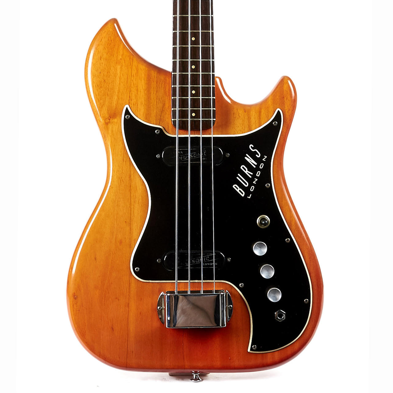 Vintage Burns Nu-Sonic Bass Cherry 1964 | Cream City Music