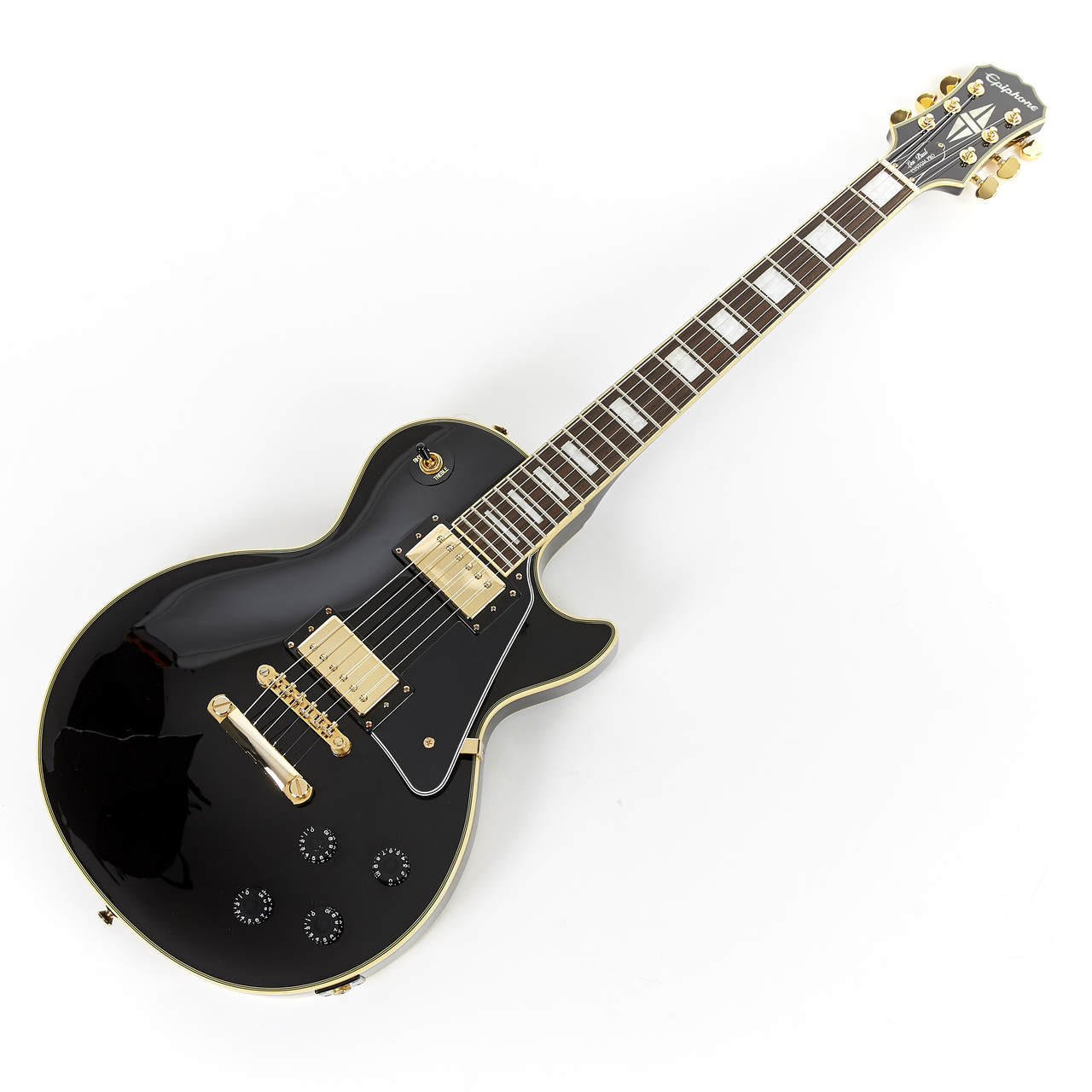 Instrumental Music - Used 2016 Epiphone Les Paul Custom Pro Ebony 