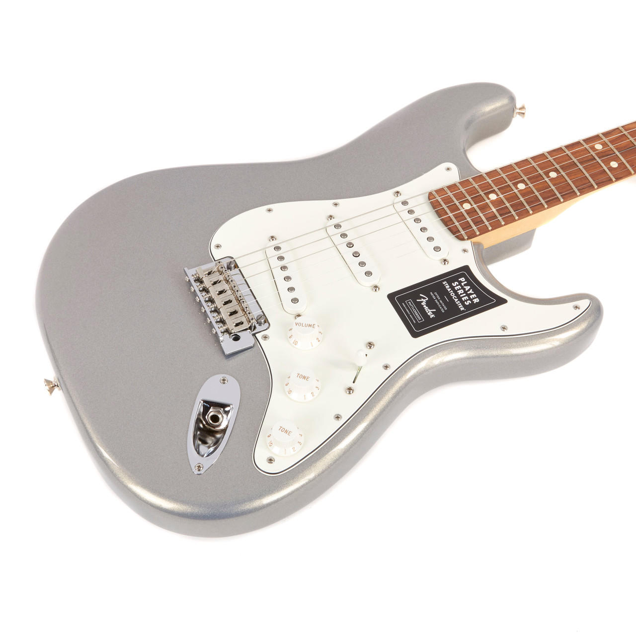 Fender - Player Stratocaster  Silver  改造 fender-player-stratocaster-