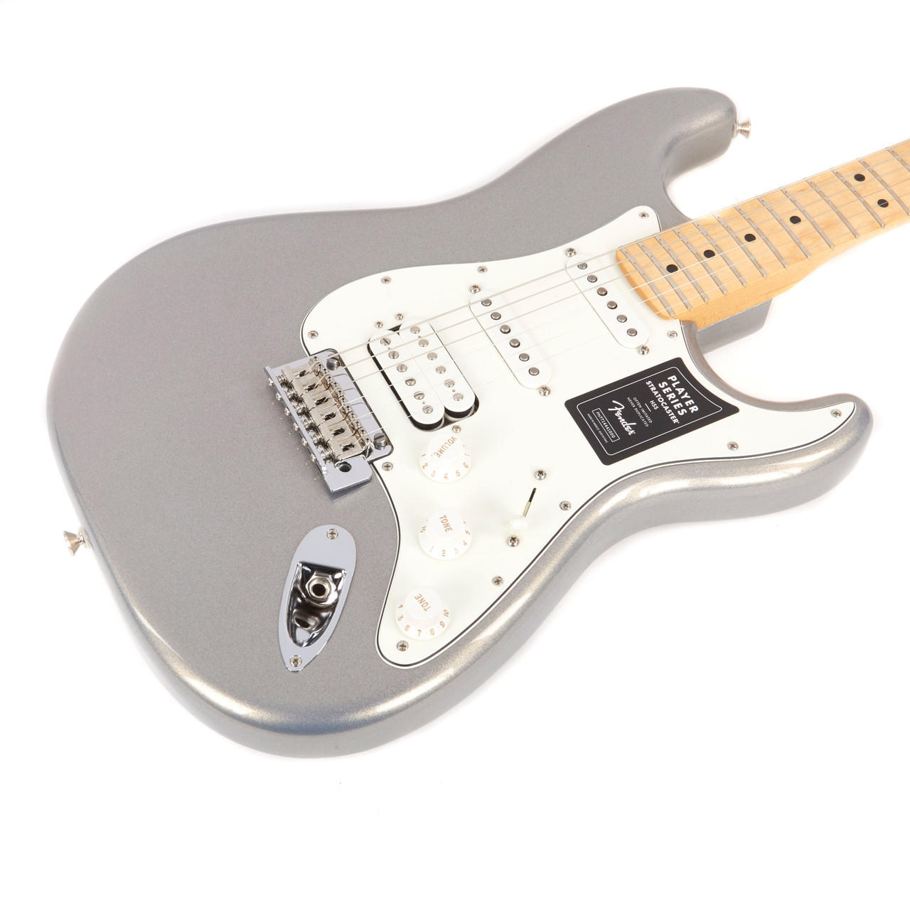 ギター Fender Player Series Stratocaster HSS Fender Player Stratocaster HSS - Silver | Sweetwater