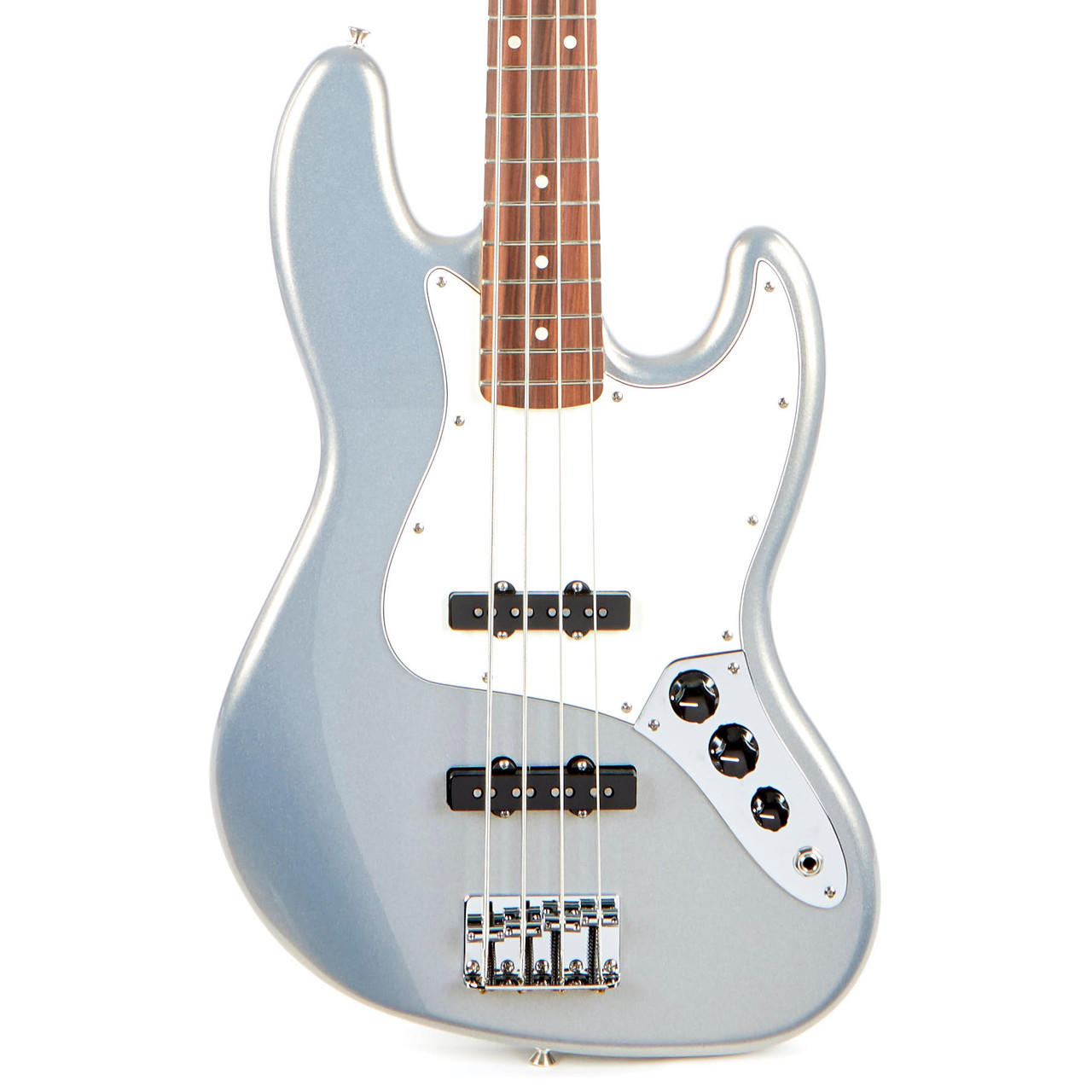 Fender Player Series Jazz Bass Pau Ferro - Silver | Cream City Music