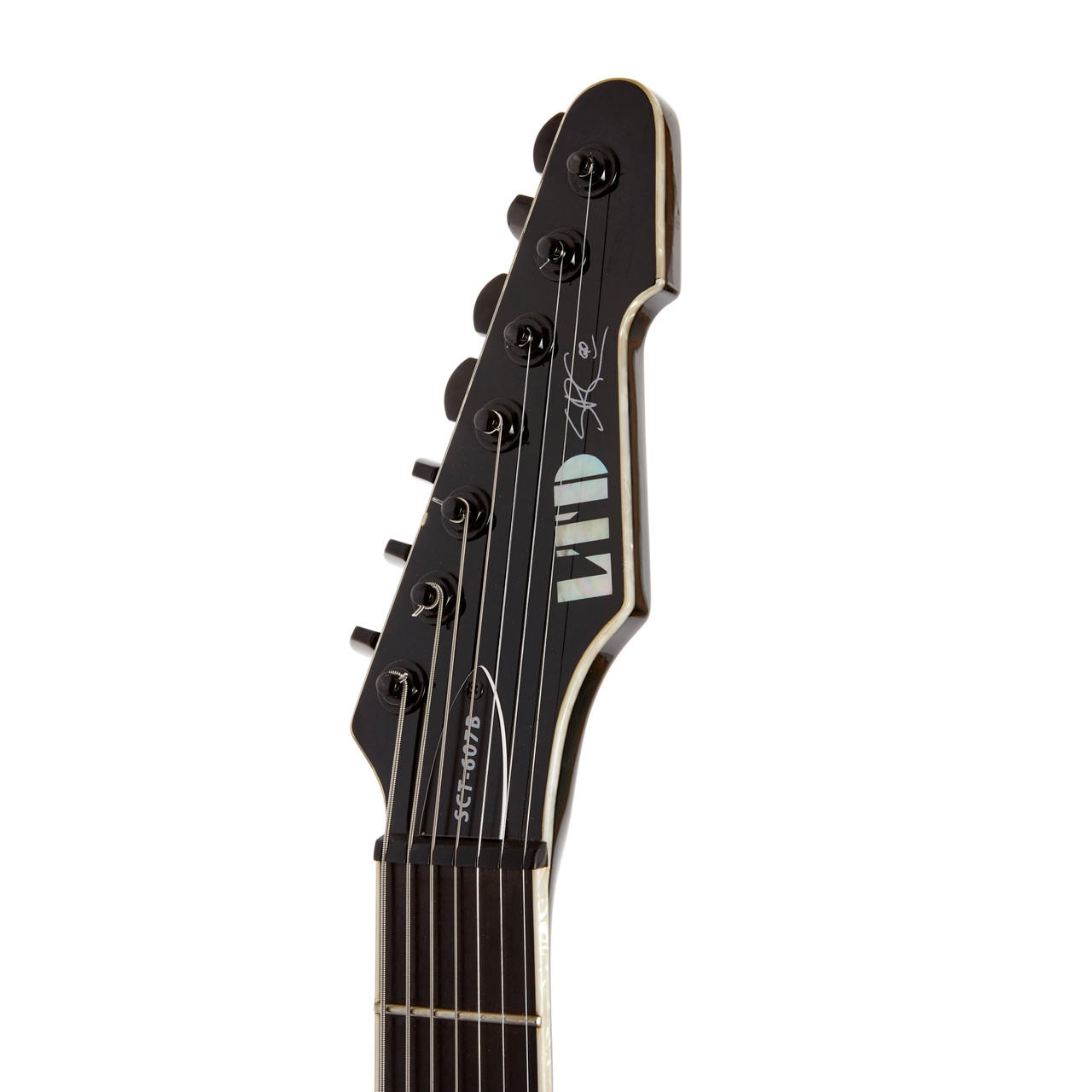 ESP SCT-607B Baritone Electric Guitar Black | Guitar Center