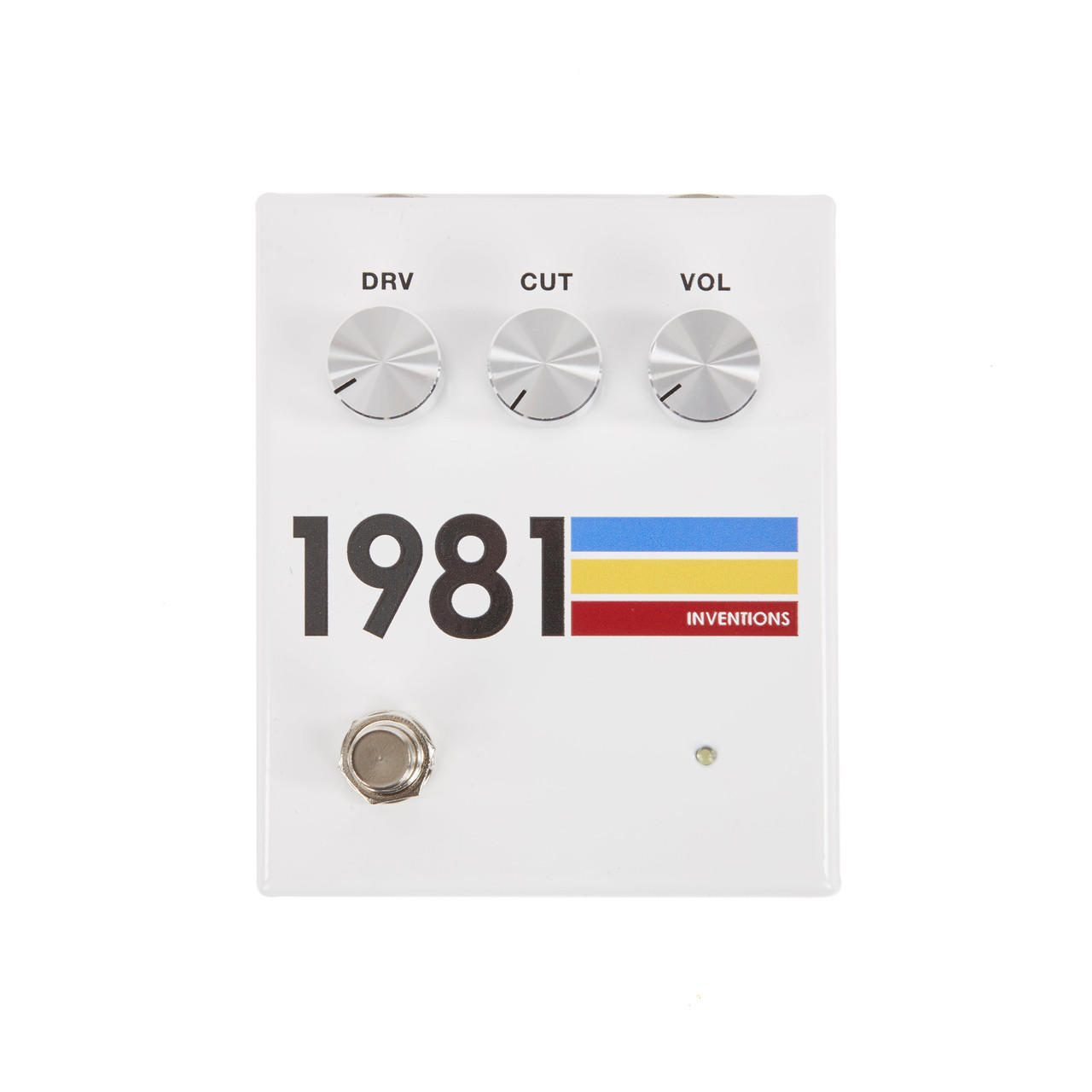 1981 Inventions DRV No3 Overdrive Pedal - White | Cream City Music