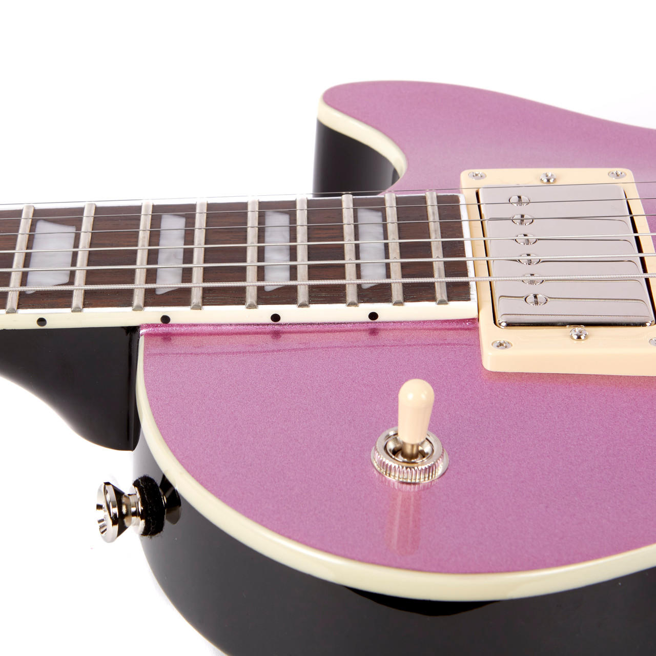 【10318】 EPIPHONE Les Paul 100 pink What do you think about the finishes on these Les Paul Muse