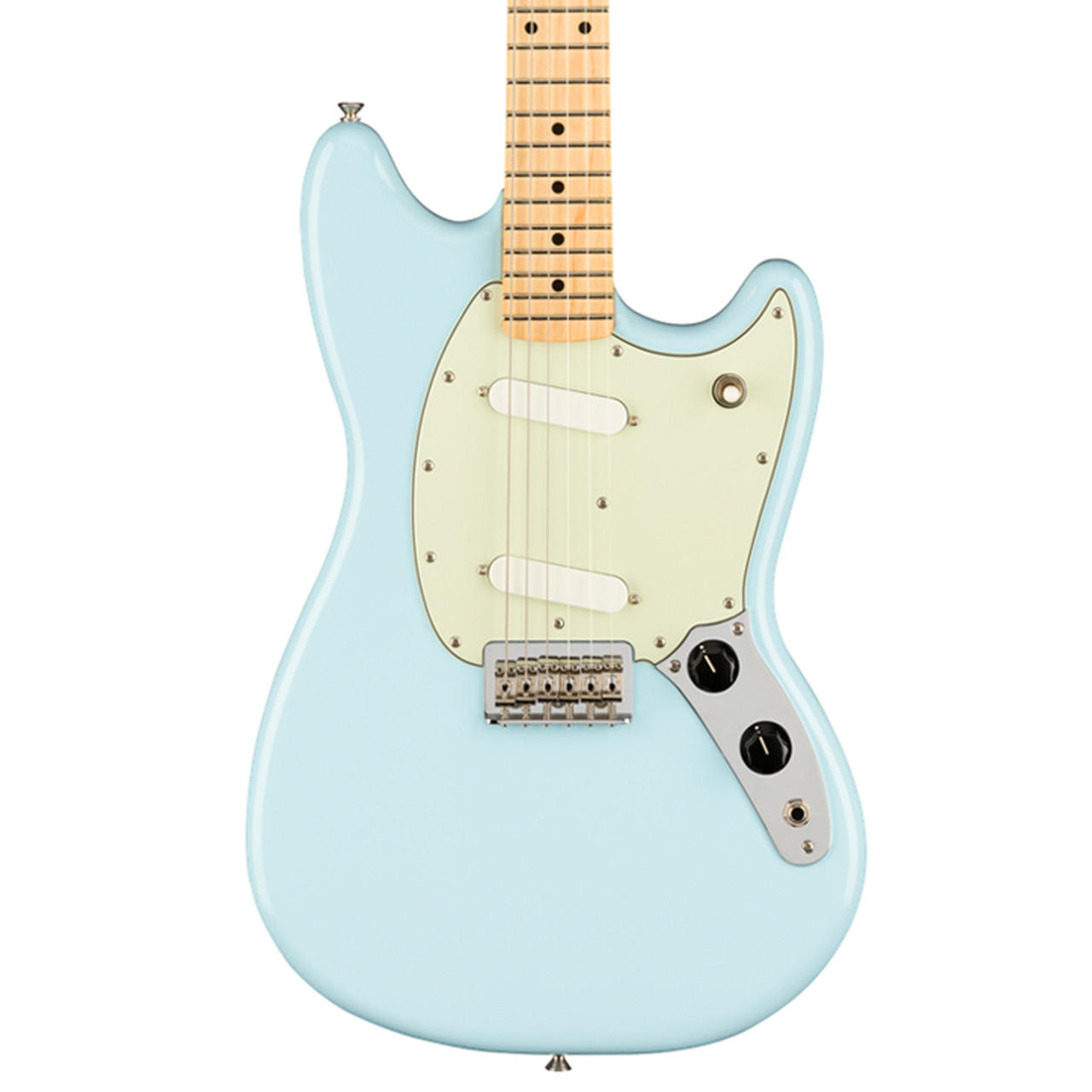 Fender Mustang エレキギター ライトブルー Fender Player Mustang Maple - Sonic Blue | Cream City Music