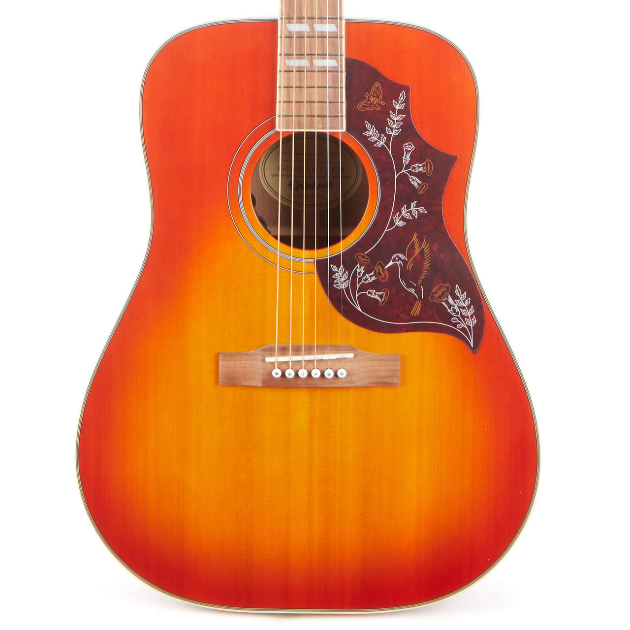 Epiphone Hummingbird Pro Acoustic Electric - Faded Cherry | Cream